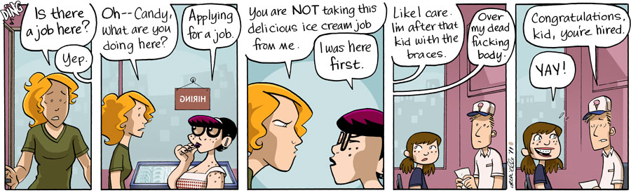 Girls with Slingshots