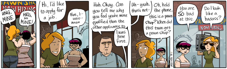 Girls with Slingshots