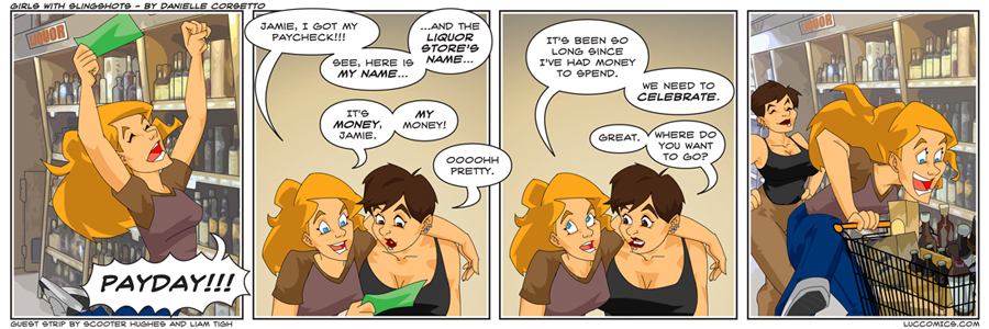 Girls with Slingshots