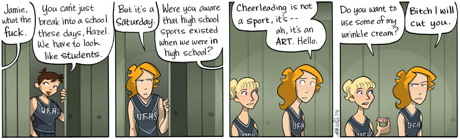 Girls with Slingshots