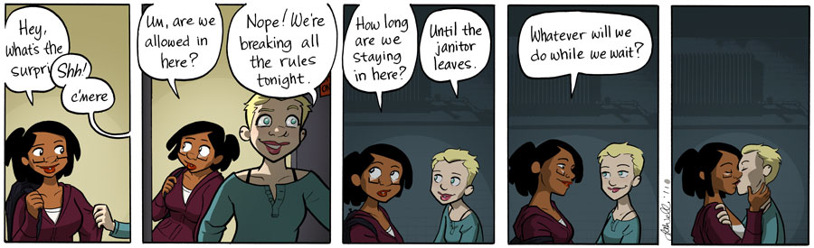 Girls with Slingshots