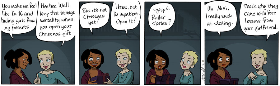 Girls with Slingshots