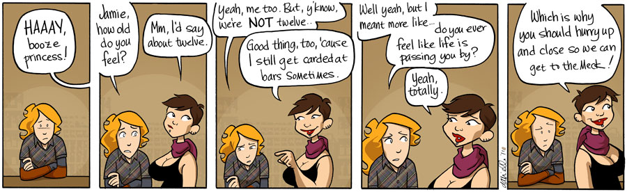 Girls with Slingshots