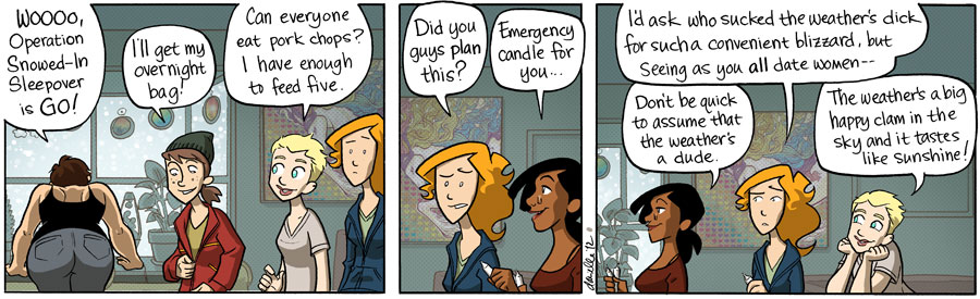 Girls with Slingshots