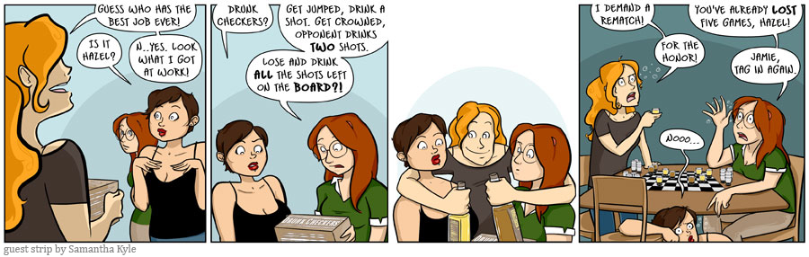 Girls with Slingshots