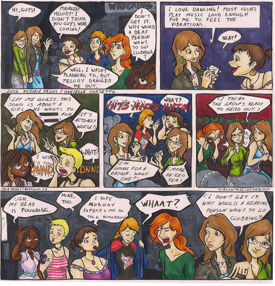 Girls with Slingshots