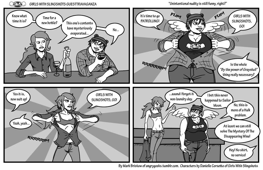 Girls with Slingshots