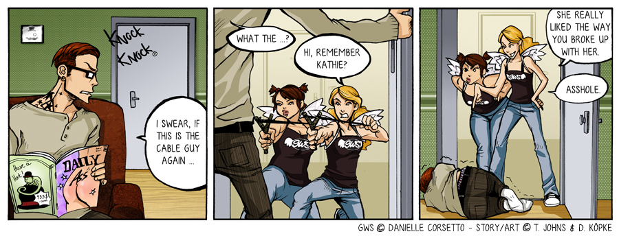 Girls with Slingshots