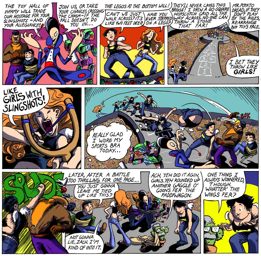 Girls with Slingshots