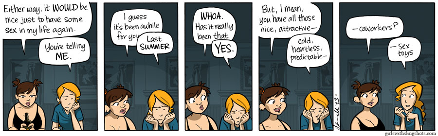 Girls with Slingshots