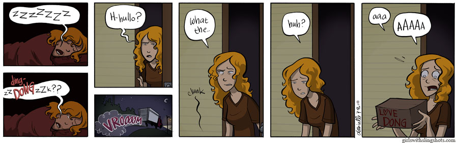 Girls with Slingshots