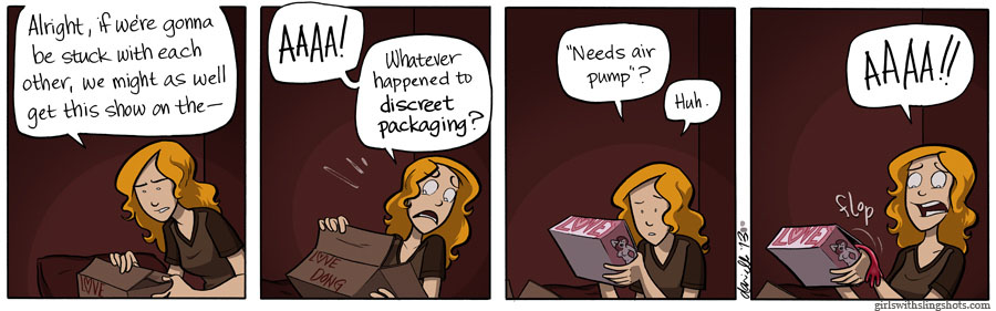 Girls with Slingshots