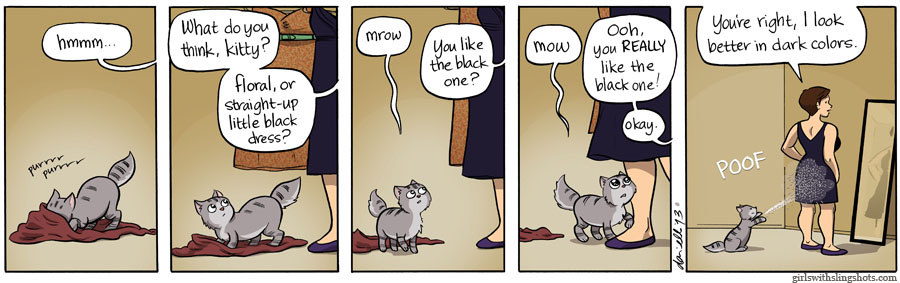 Girls with Slingshots