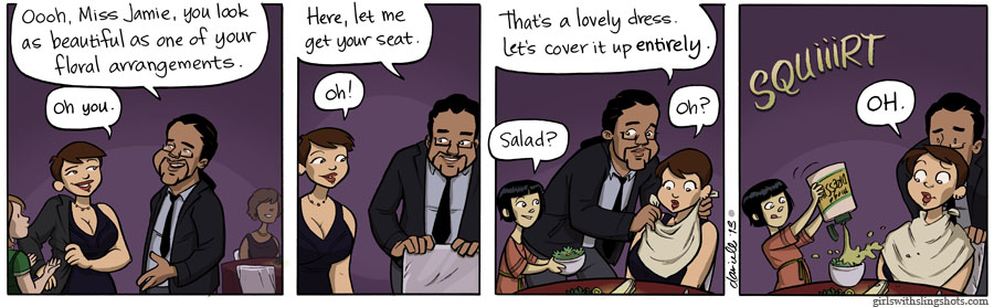 Girls with Slingshots