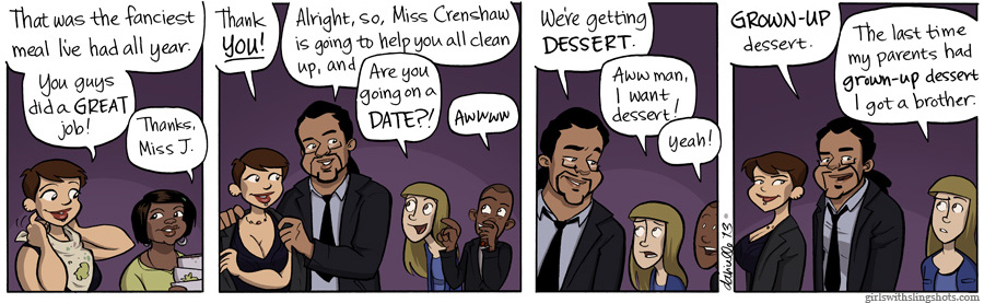 Girls with Slingshots