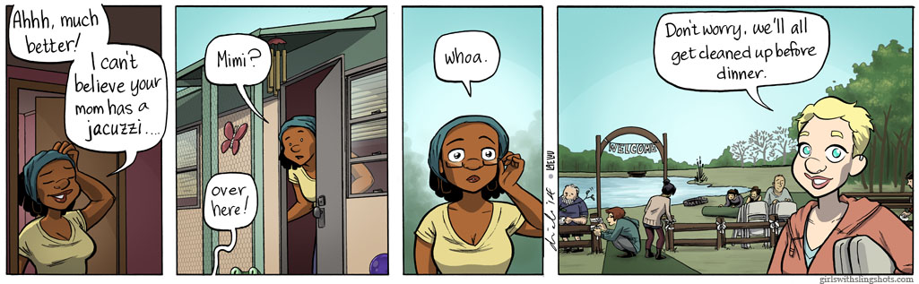 Girls with Slingshots