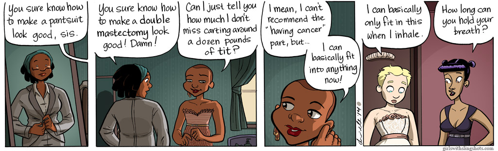 Girls with Slingshots