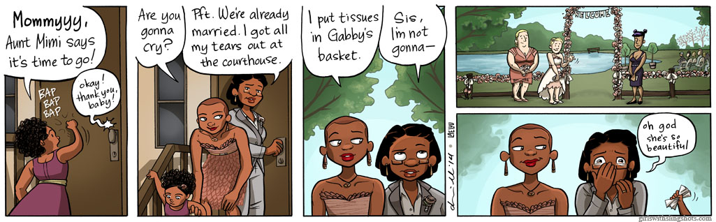 Girls with Slingshots