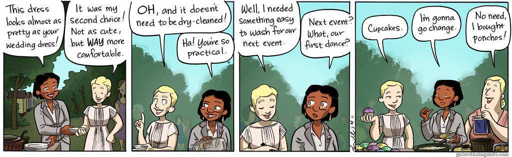 Girls with Slingshots