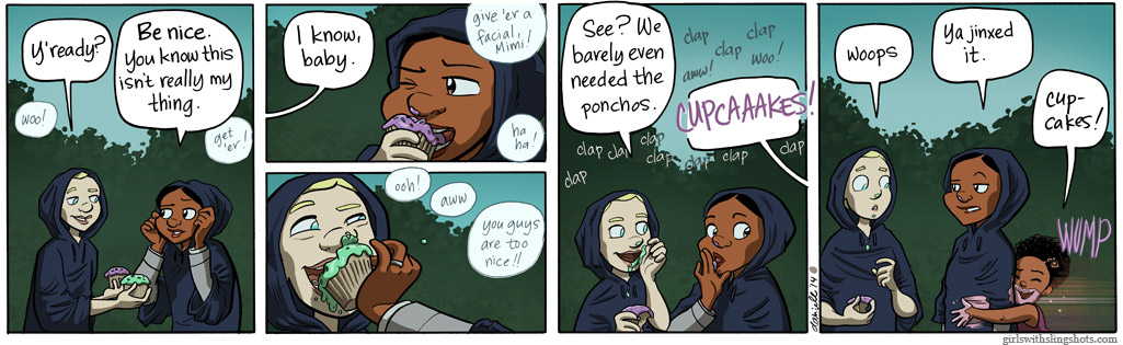 Girls with Slingshots