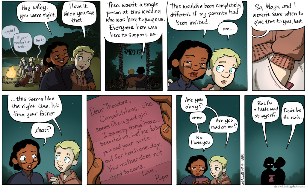 Girls with Slingshots