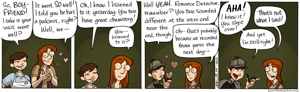 Girls with Slingshots