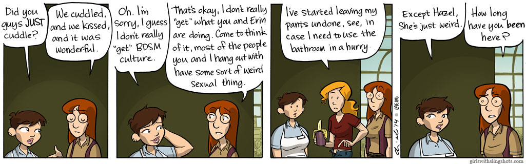 Girls with Slingshots