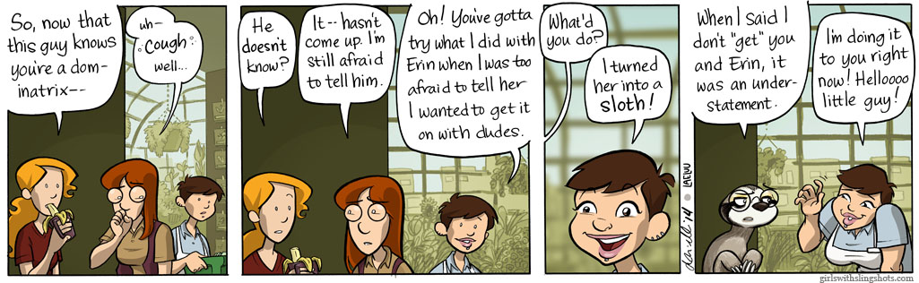 Girls with Slingshots