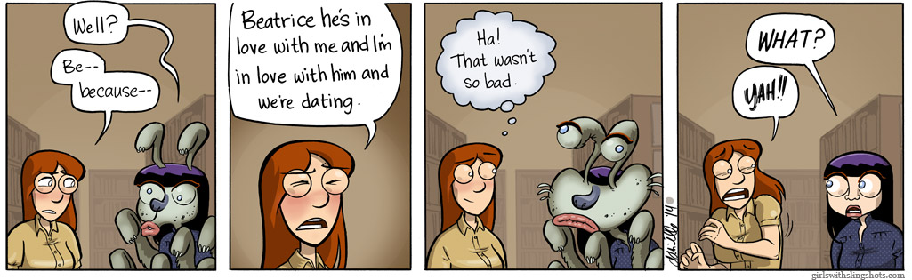 Girls with Slingshots