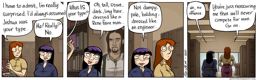 Girls with Slingshots