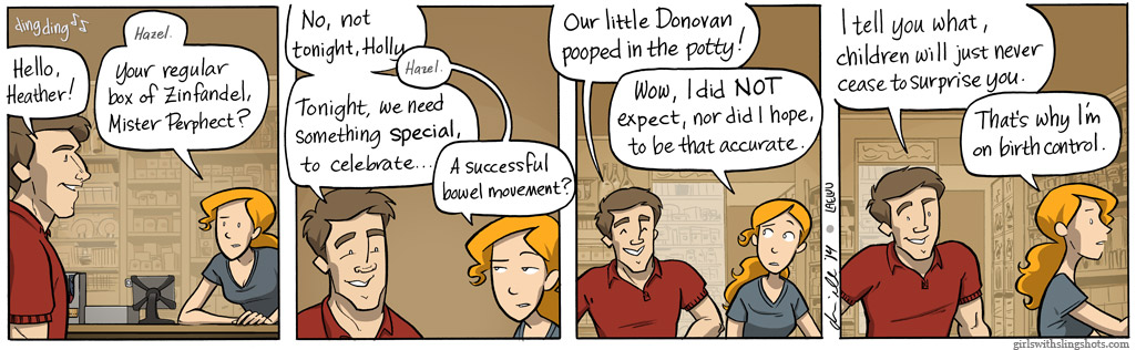 Girls with Slingshots