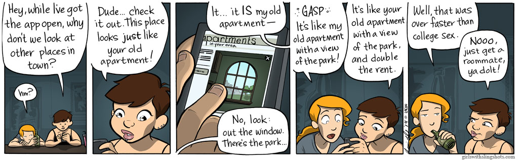 Girls with Slingshots