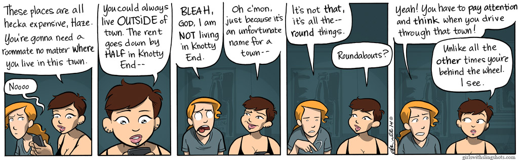 Girls with Slingshots