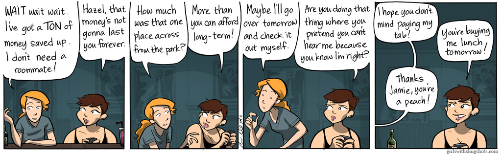 Girls with Slingshots