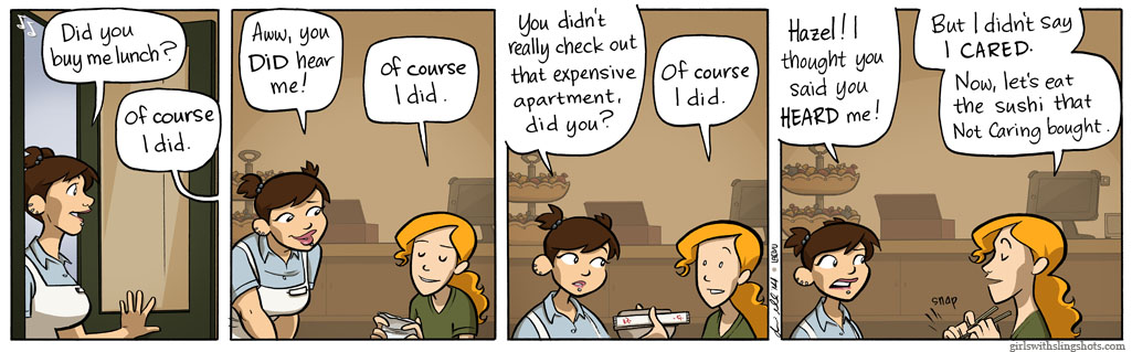 Girls with Slingshots