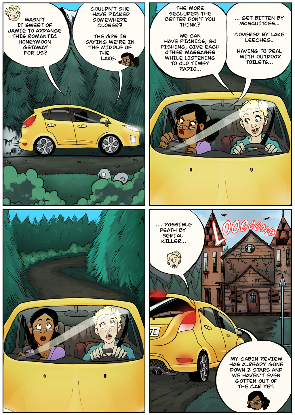 Girls with Slingshots