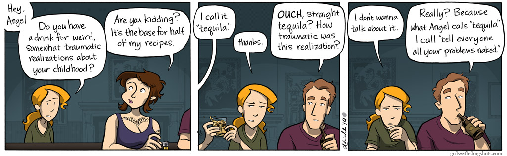 Girls with Slingshots