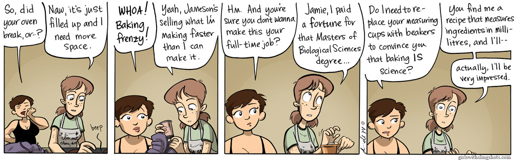 Girls with Slingshots