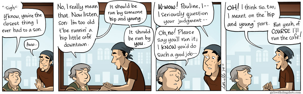 Girls with Slingshots