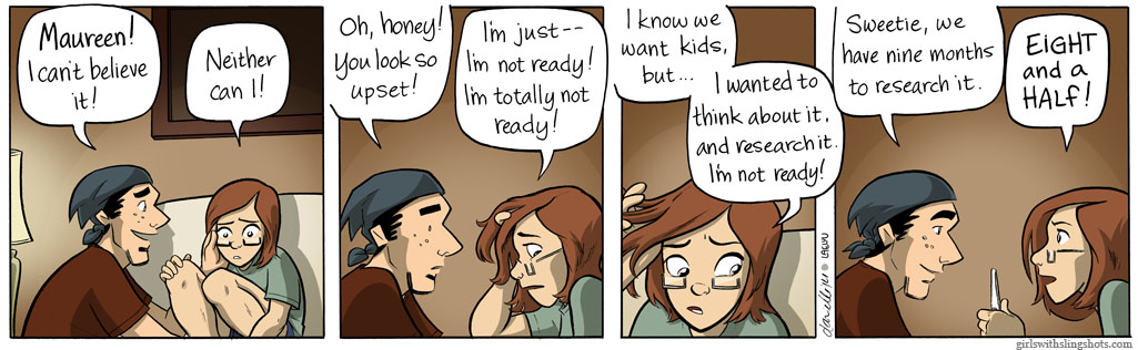 Girls with Slingshots