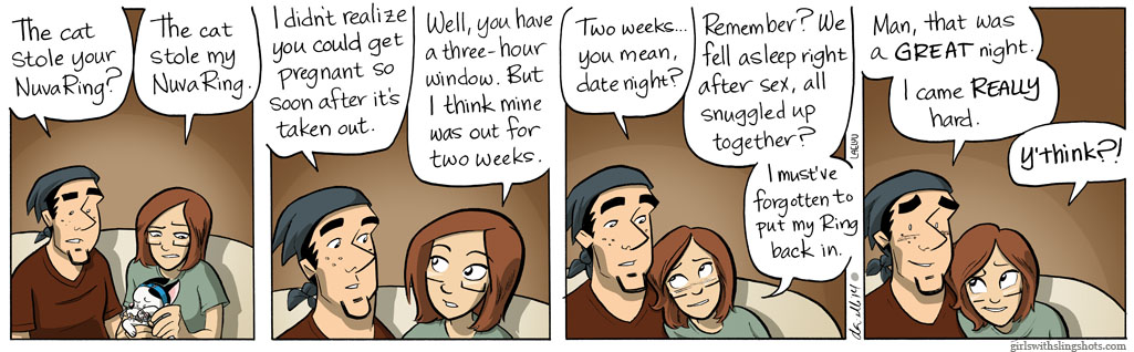 Girls with Slingshots