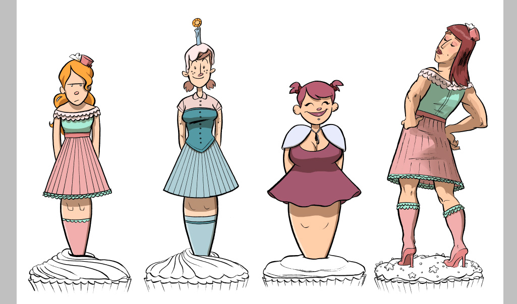 Girls with Slingshots