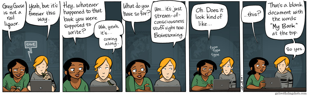 Girls with Slingshots