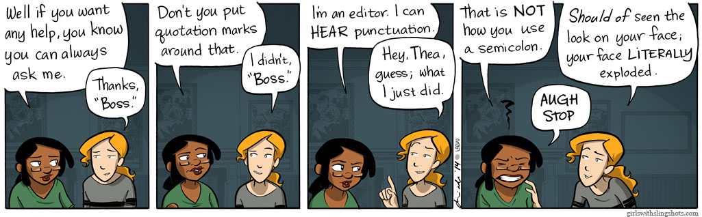 Girls with Slingshots