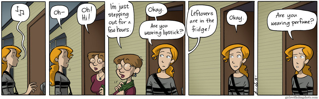 Girls with Slingshots