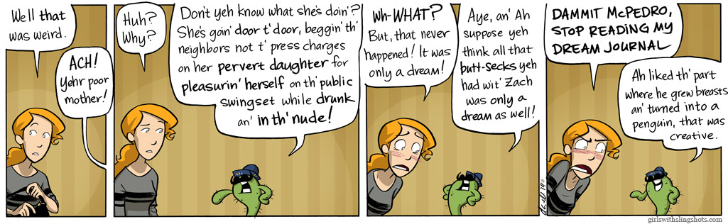 Girls with Slingshots