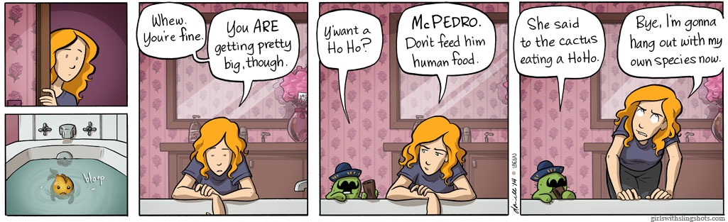 Girls with Slingshots