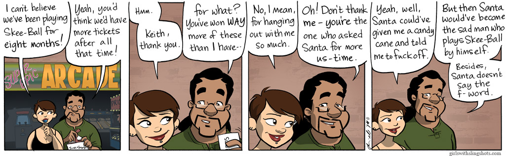 Girls with Slingshots