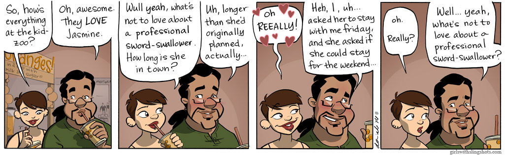 Girls with Slingshots