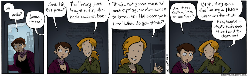 Girls with Slingshots